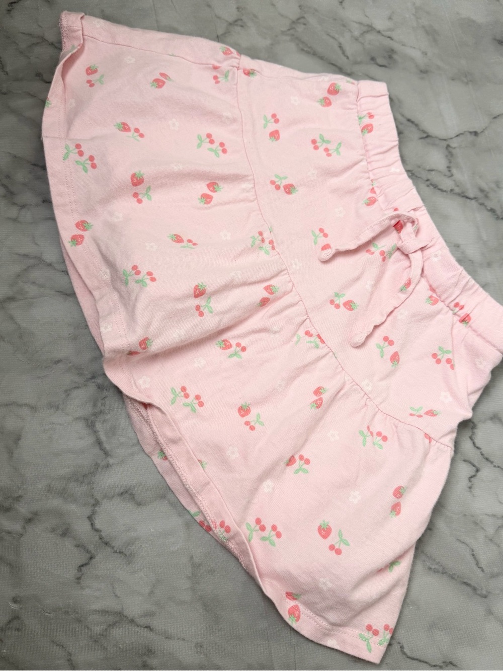 Cherry Strawberry Flower Print Light Pink Skort By Jumping Beans Spring Summer 6